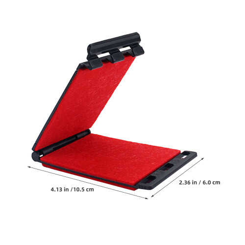 2Pcs Guitar String Wiper Red ABS Cloth Effortless String Cleaning Kit 2