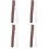 4Pièces Collants Nylon Femme Mode Polyvalente 7