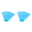 26Pcs Sky-Blue Rubber Golf Grip Tape Strips for Easy Grip Replacement 4
