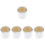 5Pcs White Chalkboard Border Trim for Classroom and Home Decor 6