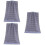 3Pcs Blue Comfortable Cotton Towels for Face and Bath Cleaning 7