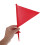 5Pcs Durable Red Garden Marker Flags with Stakes for Lawn Use 4
