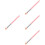 4Pcs Pink Eyeshadow Brush Set Soft Plastic Handle for Women Makeup 8