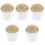 5Pcs White Chalkboard Border Trim for Classroom and Home Decor 4