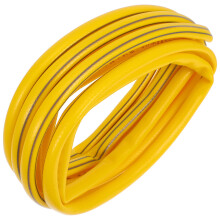 3Pcs Flexible Yellow PVC Garden Hose Expandable for Lawn Car Wash