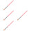 4Pcs Pink Eyeshadow Brush Set Soft Plastic Handle for Women Makeup 9