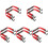 10 Pcs Skate Shoe Laces Boot Rack Nylon Webbing Belt 2