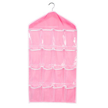 2Pz Organizer Da Porta Rosa Con Multiplo Per E Gioielli