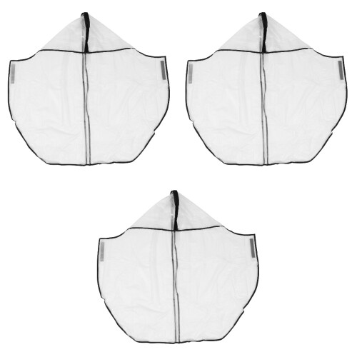 3Pz Cover Borsa Impermeabile Trasparente in Con Cinghie 2