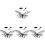 4Set Costume Nero Per Ragazzi E Ragazze Butterﬂy E Angelo 2