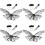 4Set Costume Nero Per Ragazzi E Ragazze Butterﬂy E Angelo 5