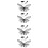 4Set Costume Nero Per Ragazzi E Ragazze Butterﬂy E Angelo 8