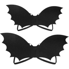 10Szt Czarne Skrzydła Nietoperza Na Halloween I Przyjęcia Dla Dzieci