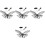 4Set Costume Nero Per Ragazzi E Ragazze Butterﬂy E Angelo 3