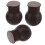 6Pz Silicone Cioccolato E Marrone Uso Pasticceria 1