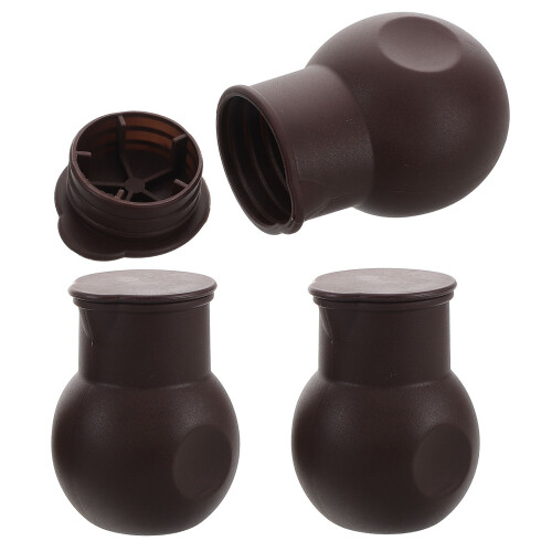 6Pz Silicone Cioccolato E Marrone Uso Pasticceria 1