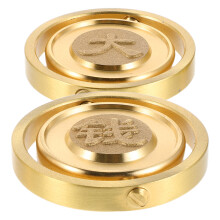 4Pz Gioco Da Scrivania in Ottone Moneta Da Collezione Antistress