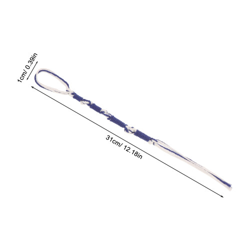 8Pièces Glands Tzitzit Textiles Suppléments Prière Bleu Tallit 2