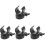 4Pz Nero Per , Clip in Multifunzione 4