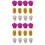 24Pz Pom Poms Cheerleader in Pet Per Danza E Cosplay 4