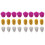 24Pz Pom Poms Cheerleader in Pet Per Danza E Cosplay 2