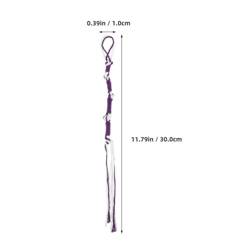 8Pz Frange Tzitzits Viola Per Decorazione Jeans E Sciarpa Da Preghiera 2