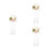 3Pz Copricapo Lolita Tessuto Stile Per 6