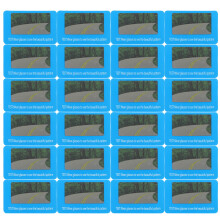 100 Pezzi Carta Prova Per Lenti Polarizzate Test Sole