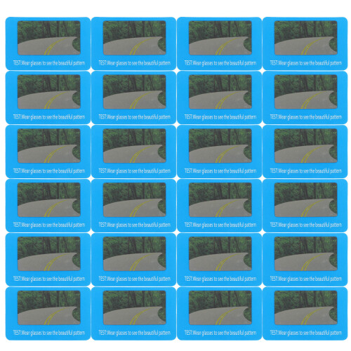 100 Pezzi Carta Prova Per Lenti Polarizzate Test Sole