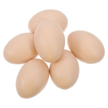 18Pz Uova Decorativa in Beige Per Attività E Feste