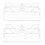 2Pares Suporte Resistente PVC Transparente Para Armazenar 3