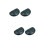2Pz Cuscino Pesca Verde in Gel PVC Antipressione E Compatto Per 7
