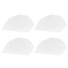 12Pz Coperture Rete Pieghevoli Bianco Per Casa E Outdoor