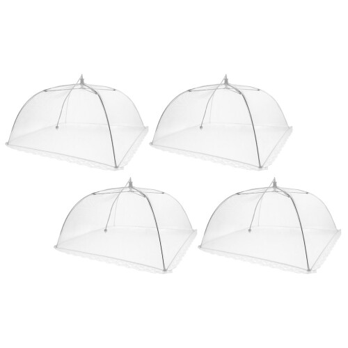12Pz Coperture Rete Pieghevoli Bianco Per Casa E Outdoor 2