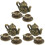 3Conjuntos Mini Chávena E Bule De Zinco Para Decoração 2