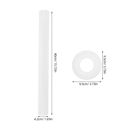 2Pz Coperchio Shaker Bianco Con Martello Pestello Per Mixer 1