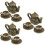 3Conjuntos Mini Chávena E Bule De Zinco Para Decoração 5