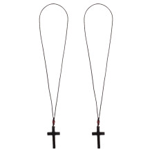 2St Kruis Hanger Ketting Duurzaam Geloofsjuwelen