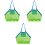 3Pz Borsa Giochi Spiaggia Mesh Multi Con Manici Robusti 2