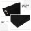 2Pcs Black Hidden Zip Pockets DIY Sewing Canvas for Coats and Jackets 5
