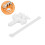 36Set Clip E Supporti Tende in PP Per Casa 9