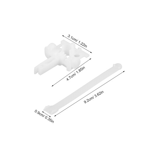 36Set Clip E Supporti Tende in PP Per Casa 2