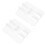 2Pares Suporte Resistente PVC Transparente Para Armazenar 2