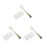 3Conjuntos Escova De Para Garrafas Verde PP ABS Com 7