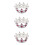 3Pz Mini Viola Con Pettine E Strass Accessorio Compleanno 7