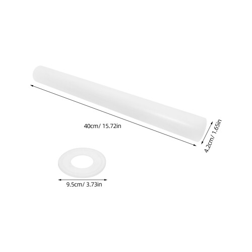 2Pz Coperchio Shaker Bianco Con Martello Pestello Per Mixer 2