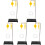5Conjuntos Kit Experimental Com Para De Mecânica Física 3