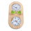 Sauna Thermometer Hygrometer Hout Groen Zandloper Timer 9