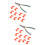 2Set Pinless Blinder Per Con Pinze Uso Domestico Colorato 6