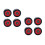 2Set Ruote Roller Doppia PU Nero Per Pattini Outdoor Strade 9